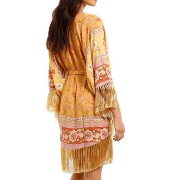 Spell & The Gypsy Collective Portobello Road Tassel Dress Size L - Picture 5 of 11
